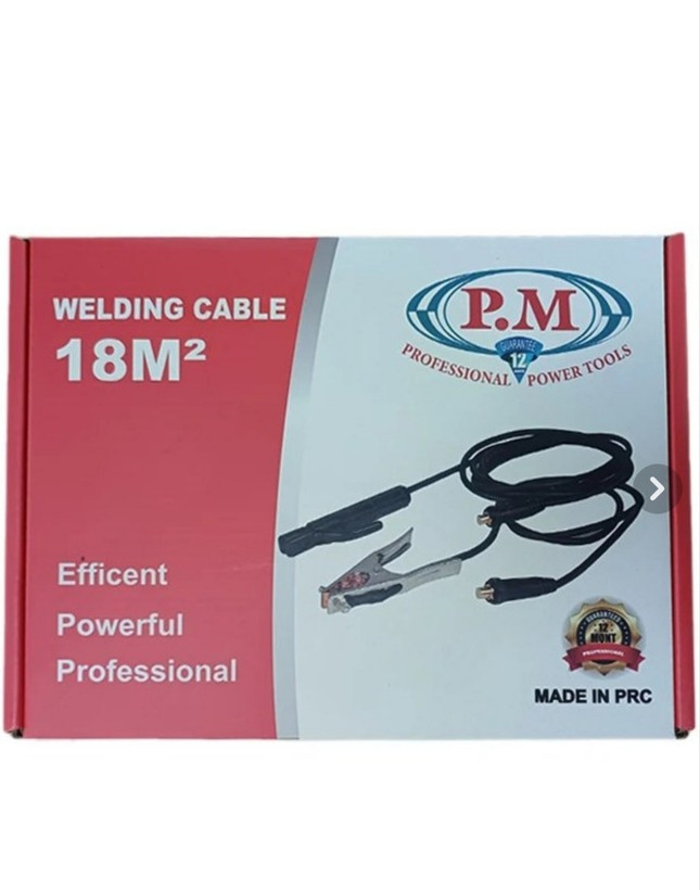 کابل دستگاه جوش یک و نیم متری فابریک پی ام - مدل PM_18M2